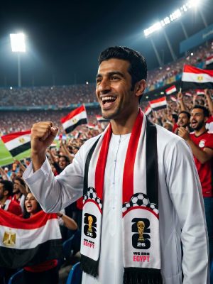 Egypt FIFA World Cup 2026 Scarf for Football Fans