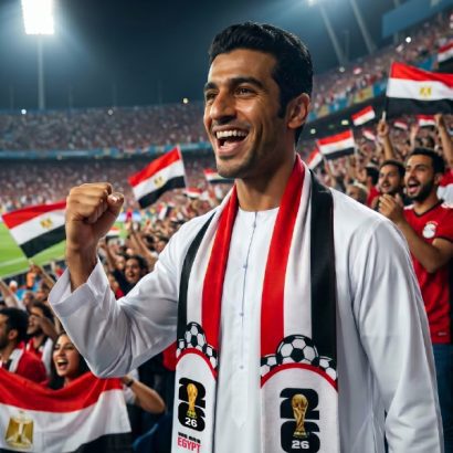 Egypt FIFA World Cup 2026 Scarf for Football Fans