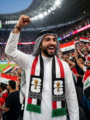 Iraq World Cup Scarf 2026