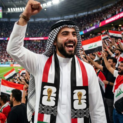 Iraq World Cup Scarf 2026