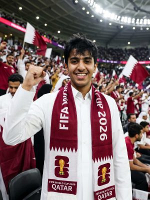 FIFA World Cup 2026 Scarf for Qatar Football Fans